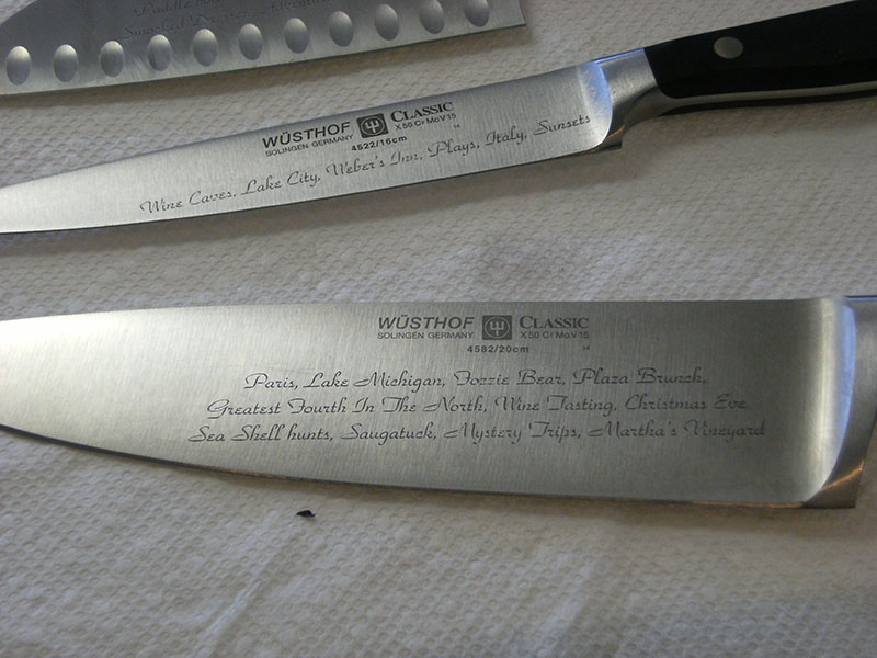 Chef Knife for Etching