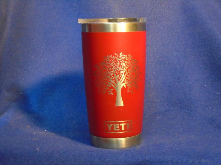 Yeti Cup With Design Engraved Cheers