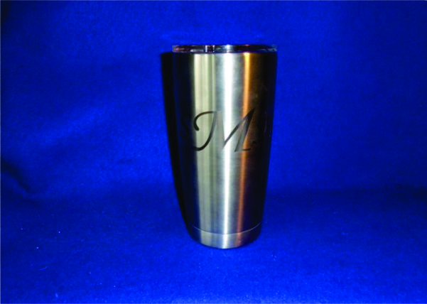 Yeti Stainless Steel Engraved Initials